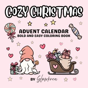 Cozy Christmas - Print Selv Advents Julemalebog