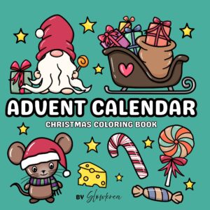 Cozy Christmas - Print Selv Advents Julemalebog