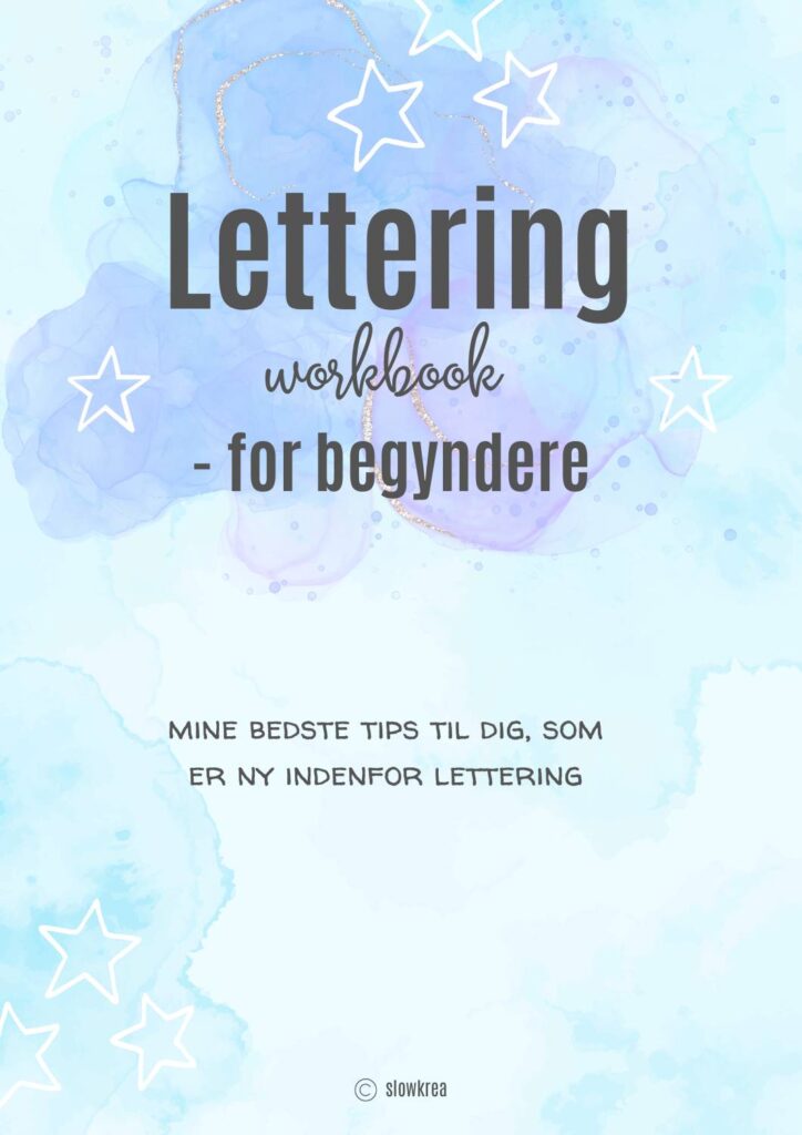 Lettering Workbook - 22 sider