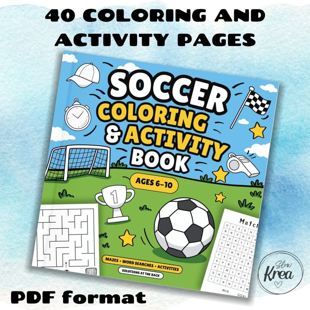 Football Soccer Coloring Book - Print Selv PDF