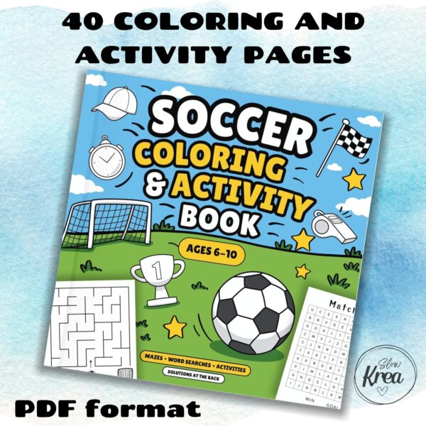Football Soccer Coloring Book - Print Selv PDF